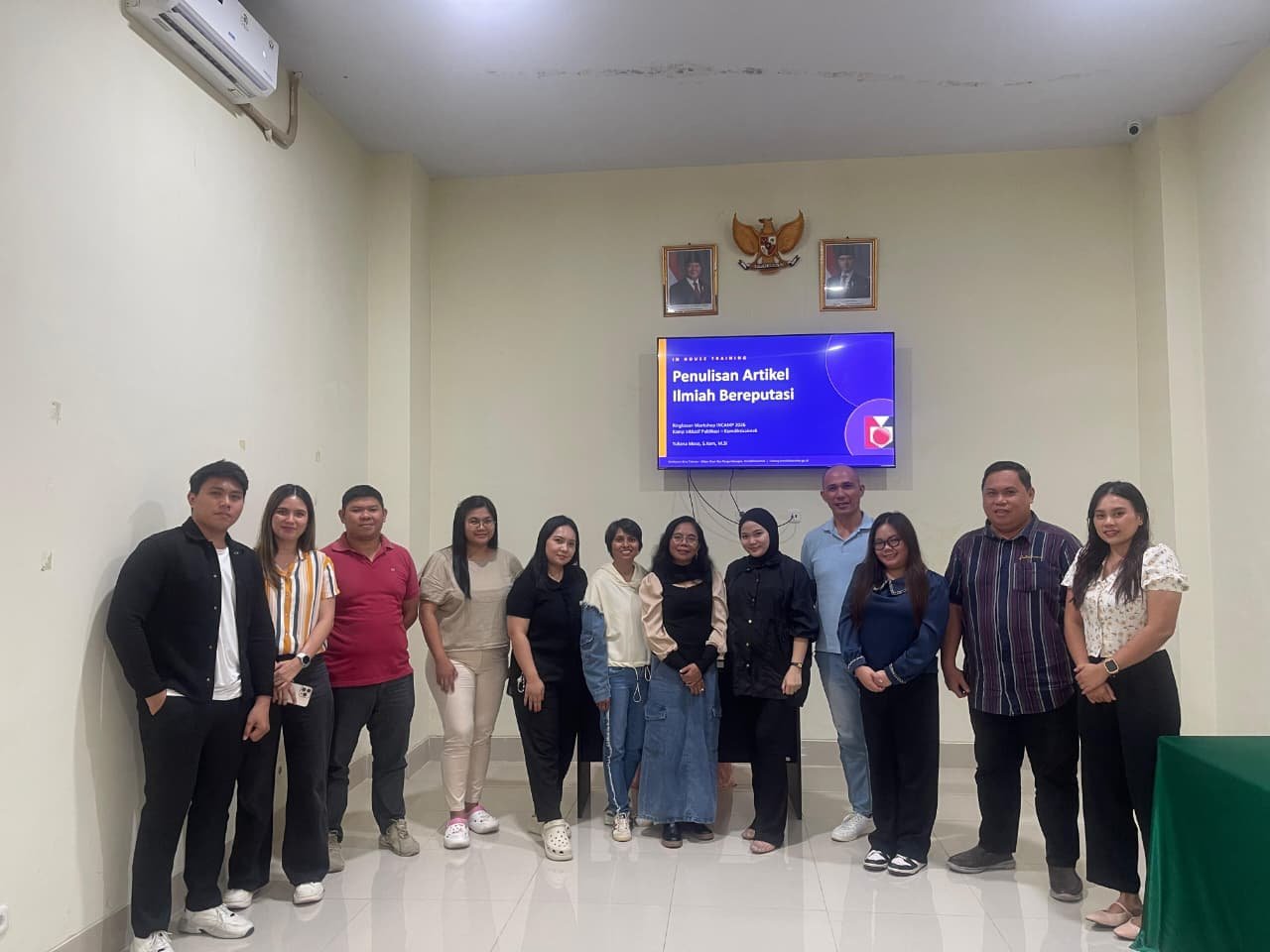 LPPM Universitas Manado Gelar In House Training Penulisan Artikel Ilmiah Bereputasi
